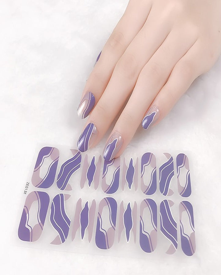 Modern Art Nail Art Strips