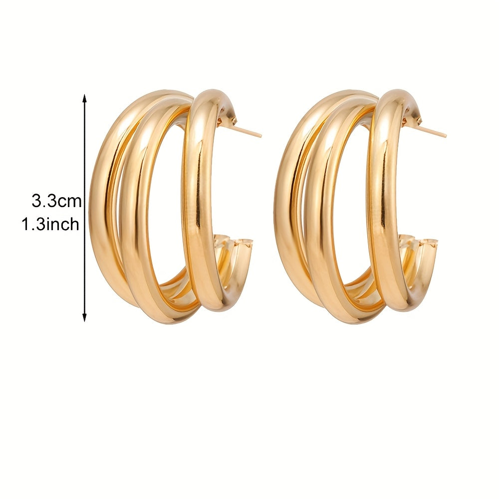 Golden Muse Collection – 10-Pair Designer Statement Earrings