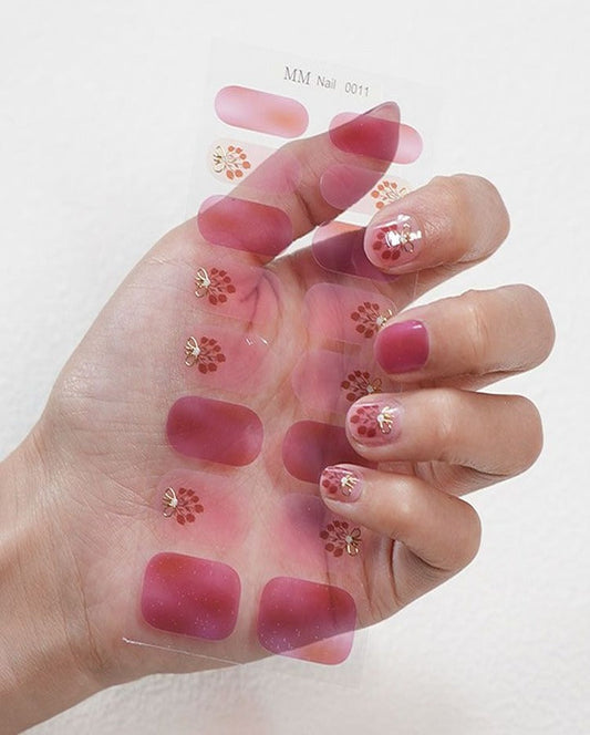 Pink Paradise Nail Art Strips