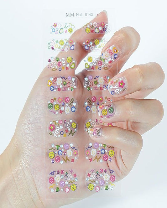 Smiley Nail Art Strips