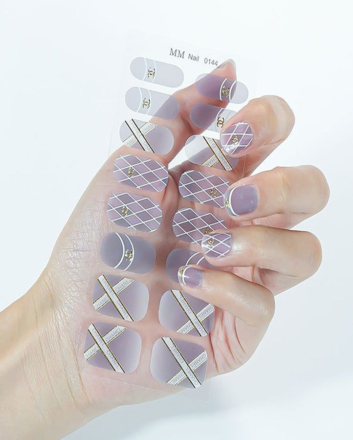 New Check Nail Art Strips