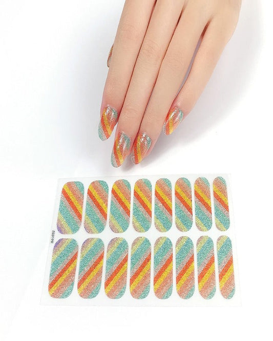 Shimmer Rush Nail Art Strips