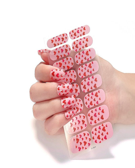 Hearts Nail Art Strips