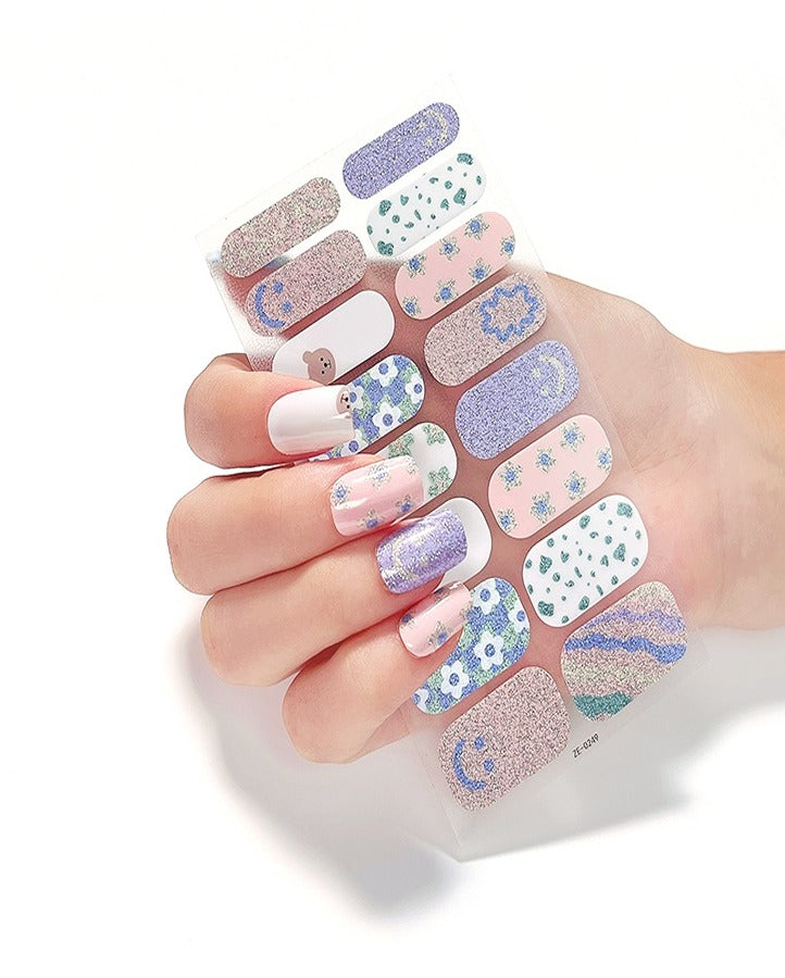 Shimmer Luv Nail Art Strips