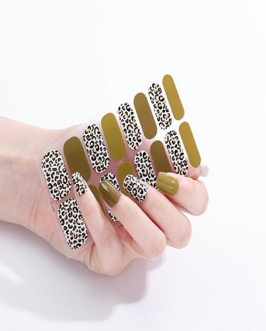 Leopard Print Nail Art Strips