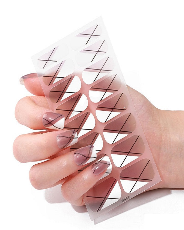 Designer French Nail Art Strips