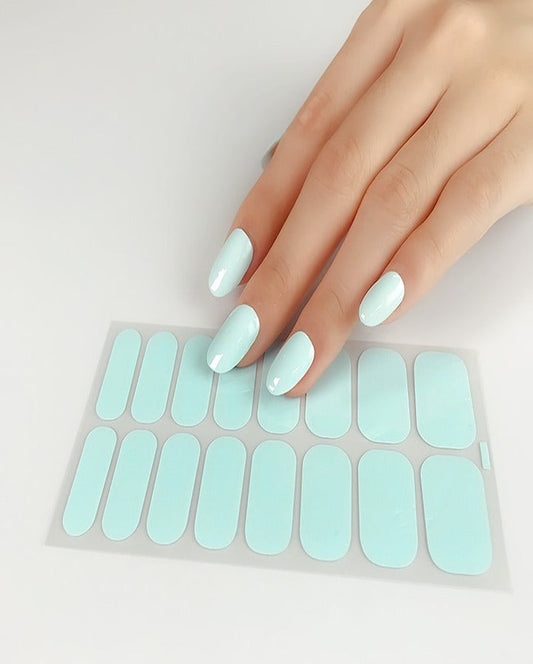 Sky Blue Nail Art Strips