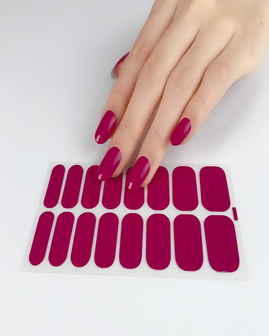 Maroon Nail Art Strips