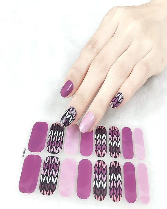Hues Of Pink Nail Art Strips